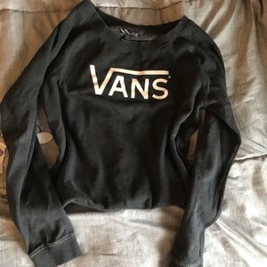 Vans grey sweatshirt
